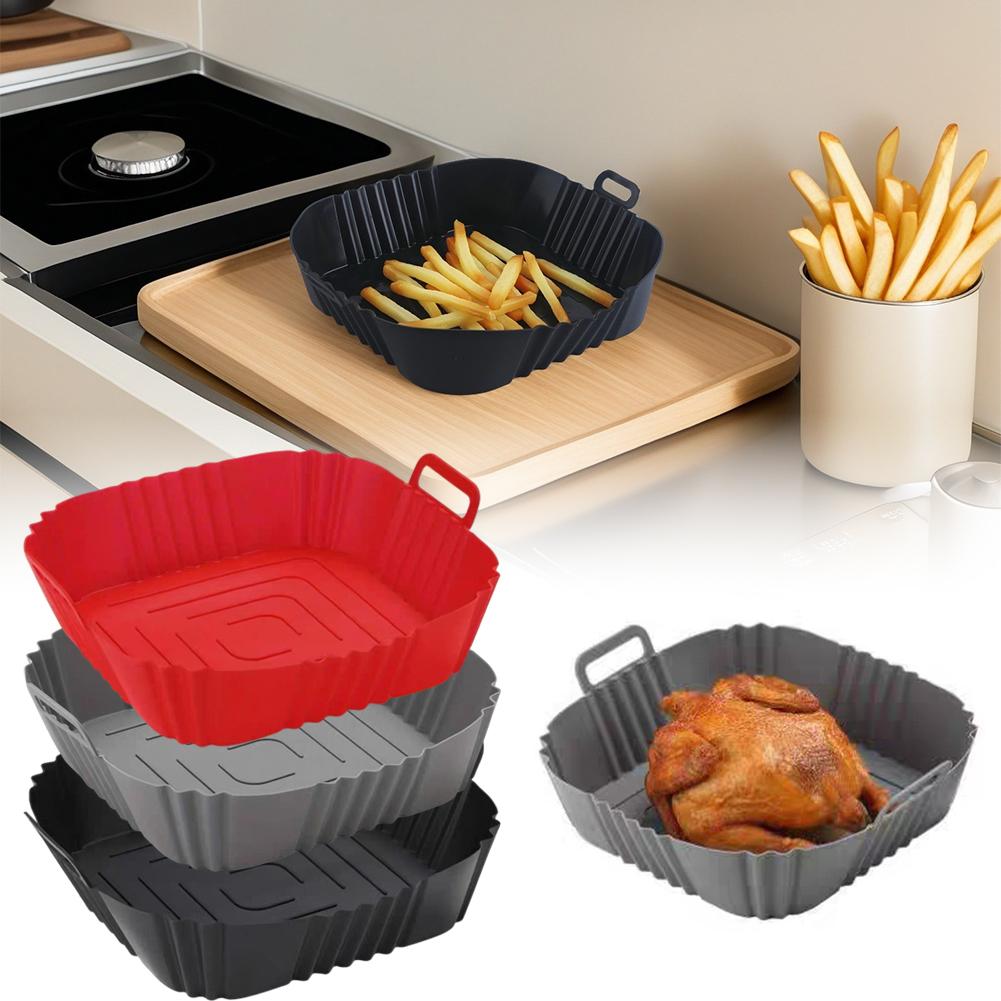 Silicone Mold Tray - Accesorios Reutilizables para Freidoras de Aire: