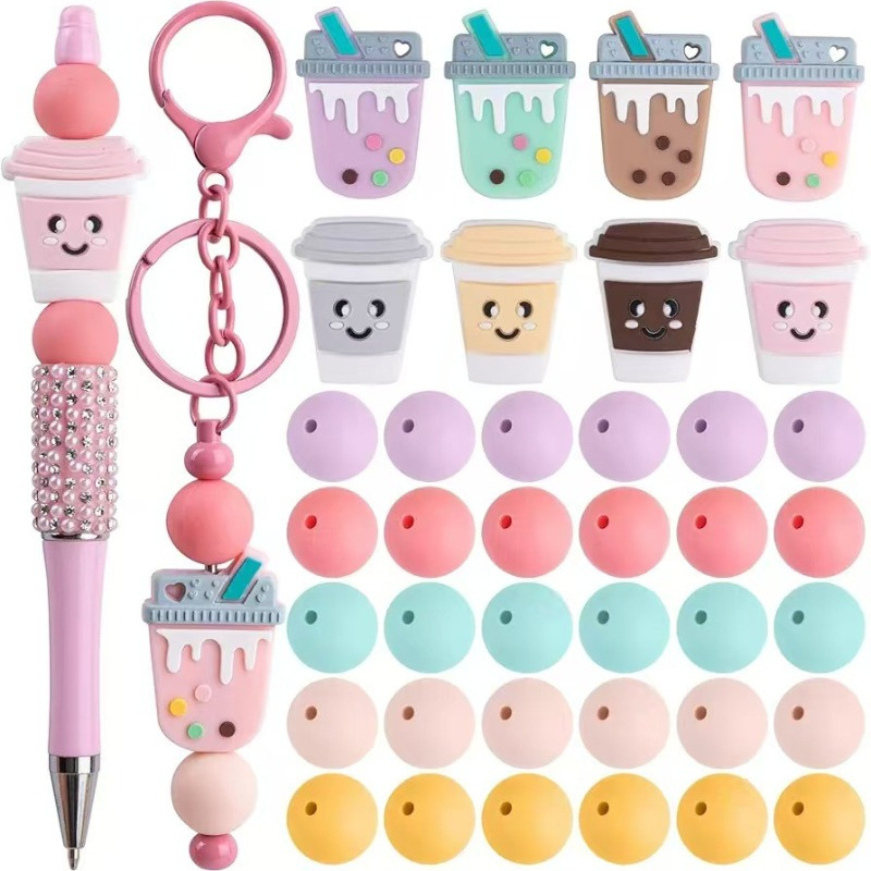 Mixing Cup Silicone - Juego de 48 Cuentas de Silicona