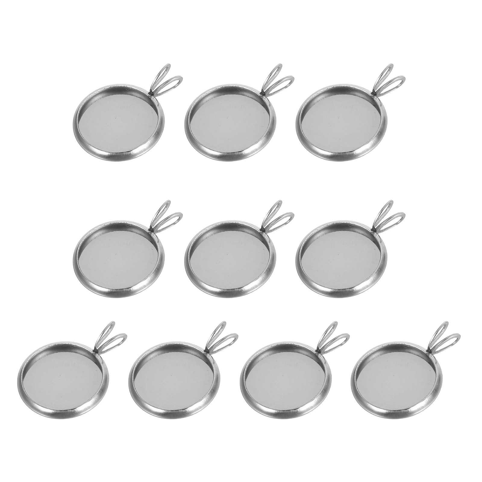 Resin Crafts Diy - 10 piezas de bases redondas para