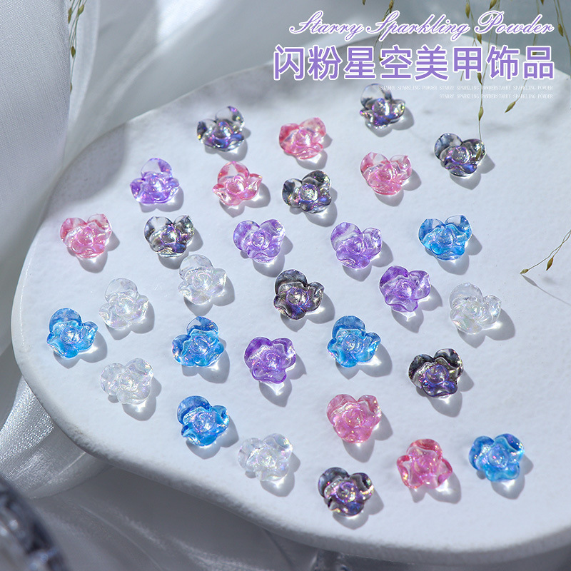50 unidades/paquete, 10x10mm,  - Resin Glitter Pack reseña y precio