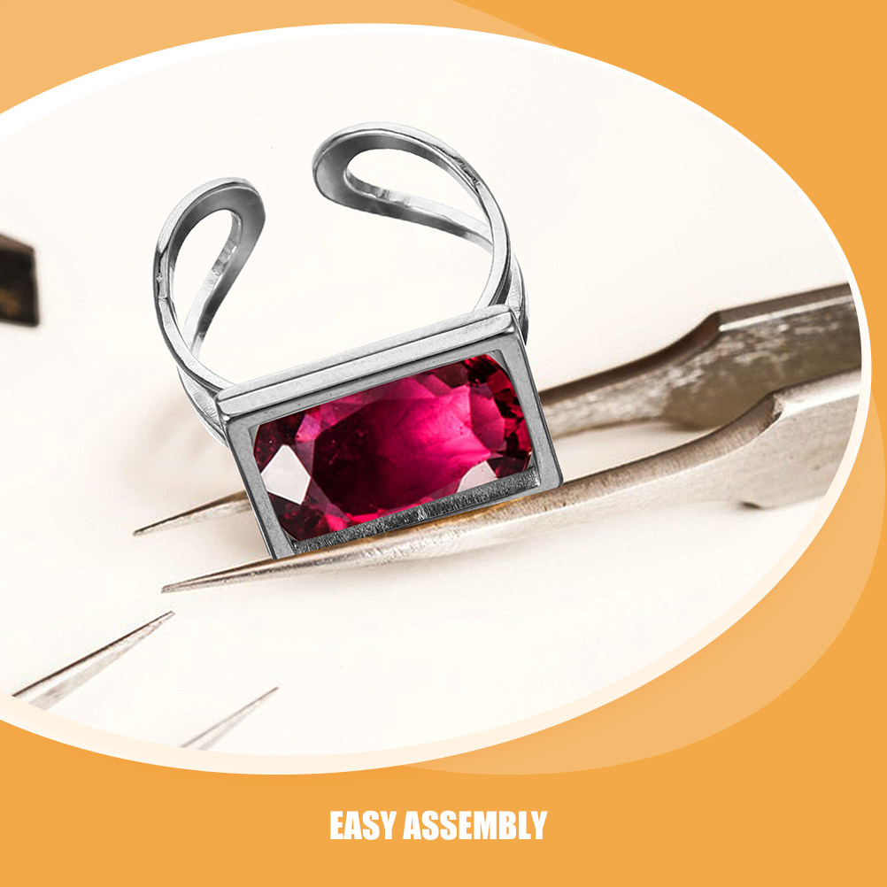 4 piezas de bases de anillo cu - Resin Crafts Diy reseña y precio