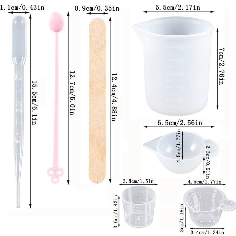 Kit de Herramientas para Molde - Mixing Cup Silicone reseña y precio